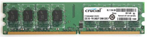 Memory 2Gb 240-Pin Unbuff Dimm Ddr2 Ct25664Aa667.M16Fh