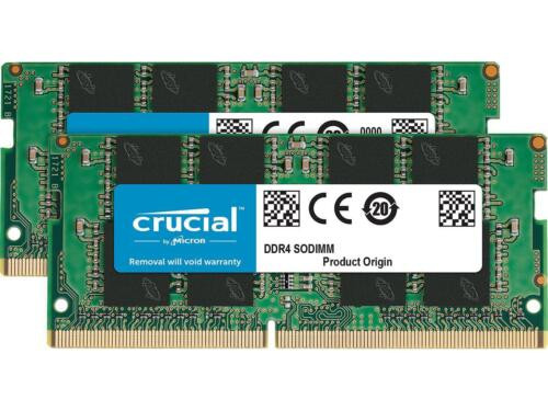 Crucial 32Gb (2 X 16Gb) 260-Pin Ddr4 So-Dimm Ddr4 3200 (Pc4 25600) Laptop Memory