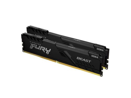 Kingston Fury Beast 8Gb (2 X 4Gb) Ddr4 3200Mhz Dual Memory Kit - Black