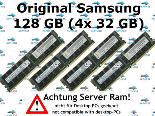 Samsung 128 Gb (4X 32 Gb) Rdimm Ram Ddr4 Cisco Ucs C240 M4 Lff Server