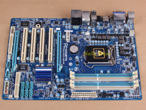 Gigabyte Ga-H55-Ud3H V1.0 Motherboard Lga 1156 Ddr3 Intel H55