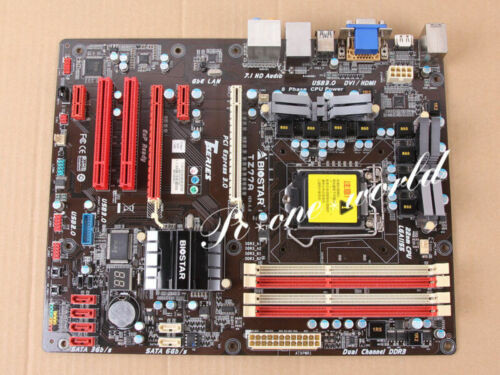 Biostar Tz77A Motherboard Socket 1155 Ddr3 Intel Z77 100% Working