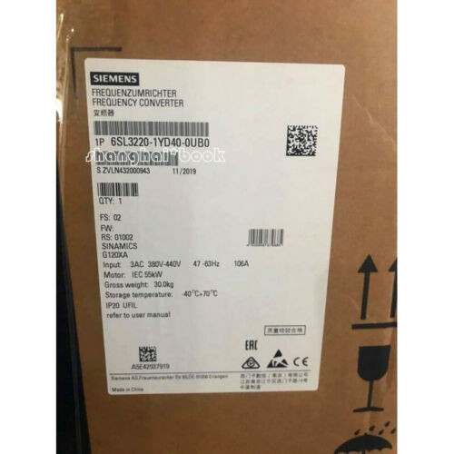 1Pcs New 6Sl3220-1Yd40-0Ub0 6Sl3 220-1Yd40-0Ub0