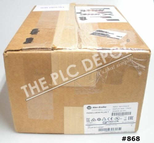 2020 Open Box Allen Bradley 2711P-B7C22D9P Panelview Plus 7" Color Dc #868