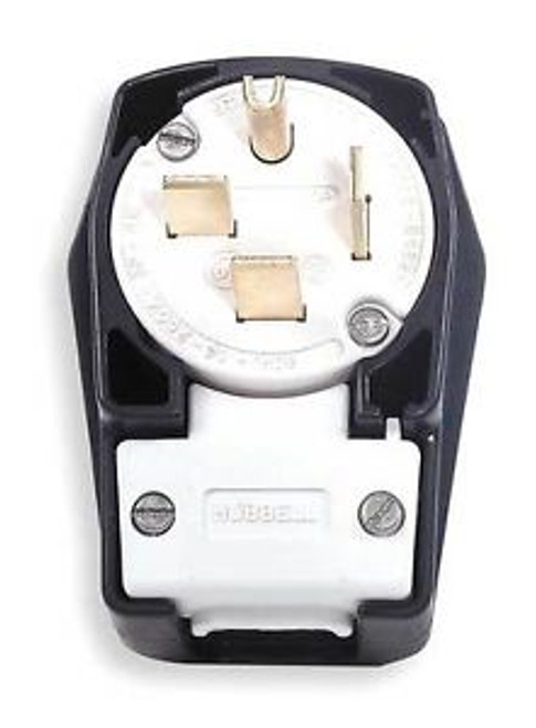 Hubbell Wiring Device-Kellems Hbl8462C Plug, Angle, 15-60 Nema