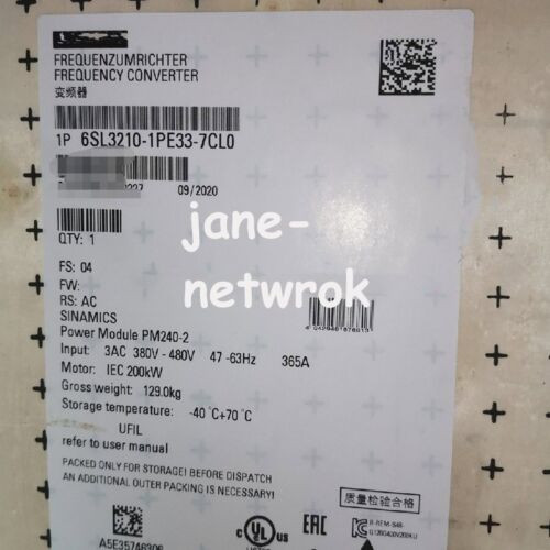 1Pc For New 6Sl3210-1Pe33-7Cl0