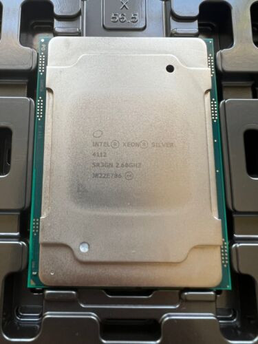 Intel Xeon Silver 4112 4-Core 2.6Ghz Sr3Gn Lga3647 Processor Cpu - New Pull