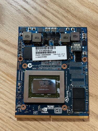 Toshiba Qosmio X870 X875 Nvidia Gtx 670M 3Gb N13E-Gs1-Lp-A1 Video Card
