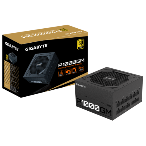 Gigabyte P1000Gm Psu Atx 1000W Pfc Gold 80+ Certified Fully Modular 120Mm Fan