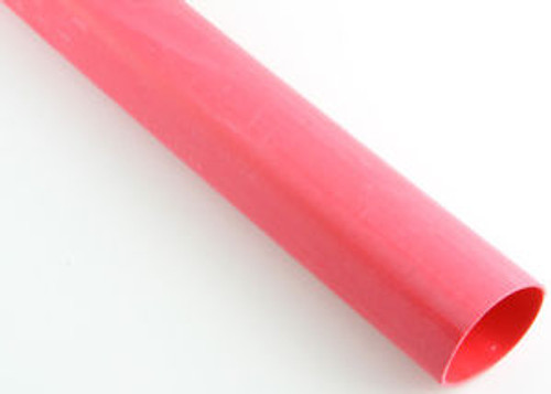 2 Dia. Red Heavy Duty Adhesive-Lined Shrink Tubing - 19A15036 - 4 ft. piece