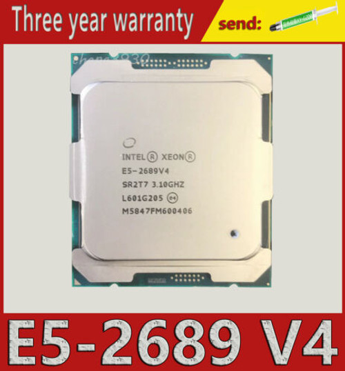 Intel Xeon E5-2689 V4 3.10Ghz 10-Core 25Mb 165W Lga2011-3 Server Processor