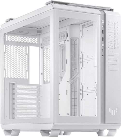 Tuf Gaming Gt502 White Atx Mid-Tower Computer Case,Front Panel Rgb Button,Usb 3.