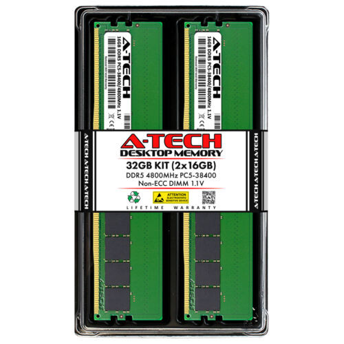 32Gb 2X 16Gb Ddr5-4800 Asus Proart Z690-Creator Wifi Memory Ram