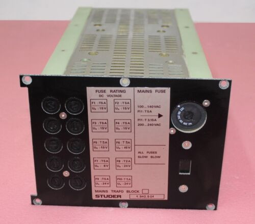 Studer 1.910.501 Mains Transformer Unit