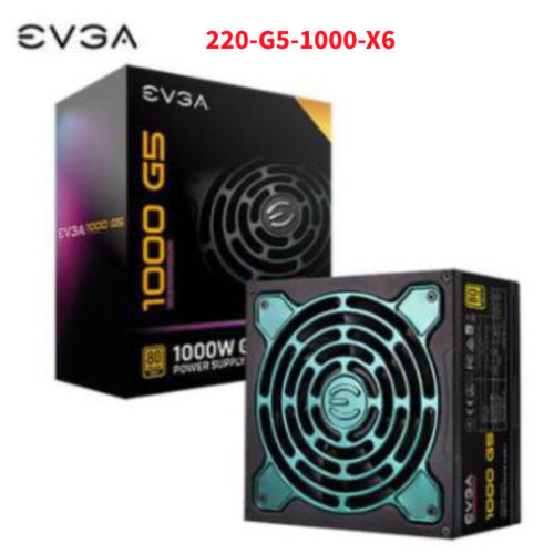 Evga Power Supply 220-G5-1000-X1 1000 G5 1000W 80+Gold Fully Modular Fdb Fan