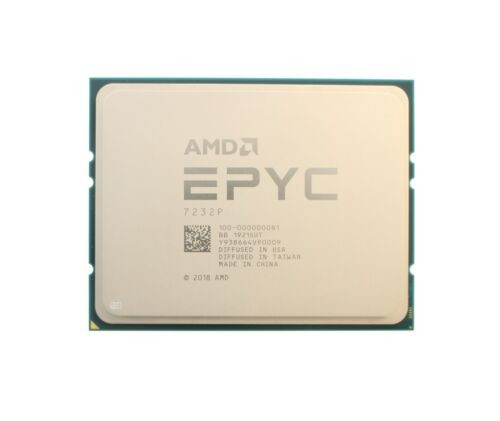 Dell Amd Epyc 7232P Cpu Processor 8 Core 3.10Ghz 32Mb Cache 120W - 100-000000081