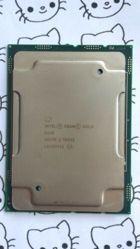 Intel Xeon Gold 6150 Qs Cpu Qmq6 18Core 2.7G Server Processor Dell Server Remova