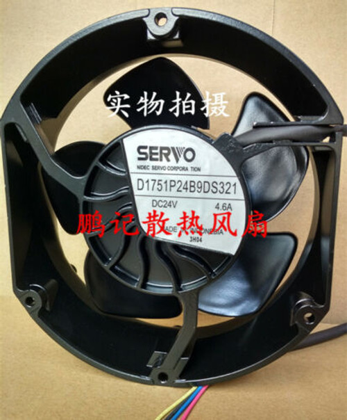 1Pcs Servo D1751P24B9Ds321 Dc24V 4.6A Cooling Fan 17215051Mm