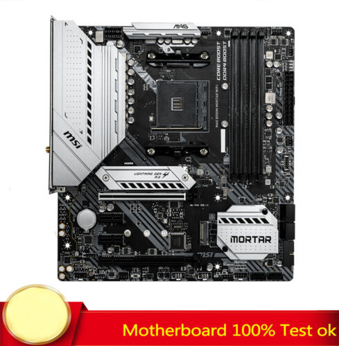 For Msi Mag B550M Mortar Wifi Motherboard Support Ddr4 64Gb Amd 100% Tested Work