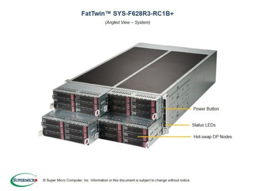 Supermicro Superserver Sys-F628R3-Rc1B+ 4U