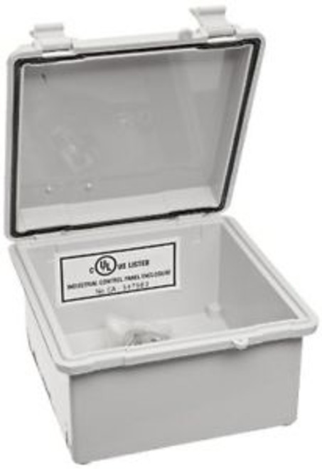 BUD Industries NBB-15240 Style B Plastic Outdoor NEMA Box with Solid Door  5-57/