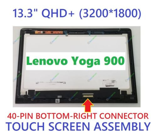 13.3" Lcd Touch Screen Display Lenovo Yoga 900-13Isk2 80Ue002Tus 80Ue002Uus
