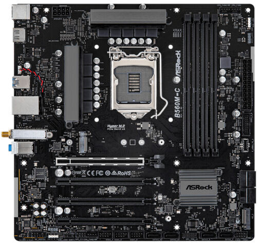 Asrock B560M-C Intel Lga1200 Ddr4 Micro Atx Motherboard I3 10100F 24Gb Ram