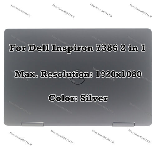 13" Fhd Lcd Led Display Touch Screen Assembly For Dell Inspiron 13 7386 2 In 1