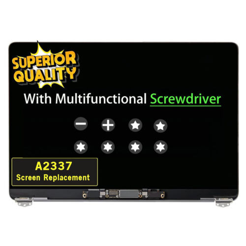 Replacement Macbook Air 13" 2020 A2337 Lcd Screen Display Assembly New Gray