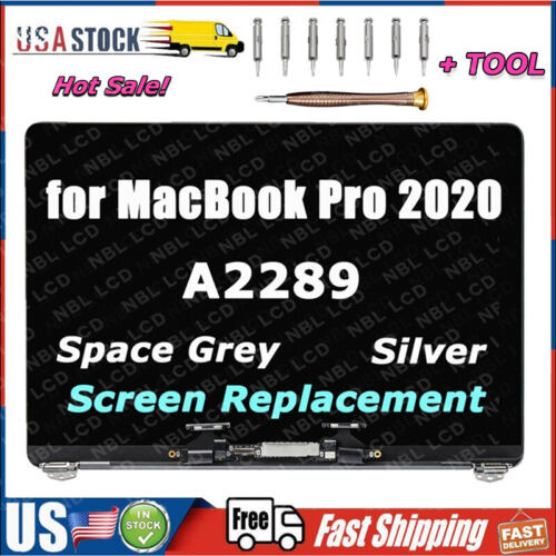 For Macbook Pro 13.3" A2289 2020 Lcd Display Screen Assembly +Top Cover Emc:3456