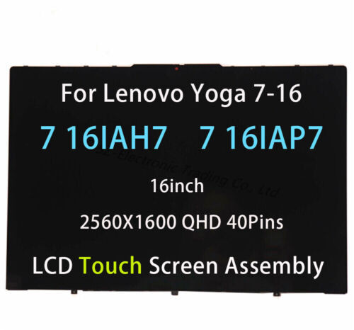 16In Ips Lcd Touch Screen Digitizer Assembly For Lenovo Yoga 7 16Iah7 82Uf0000Us