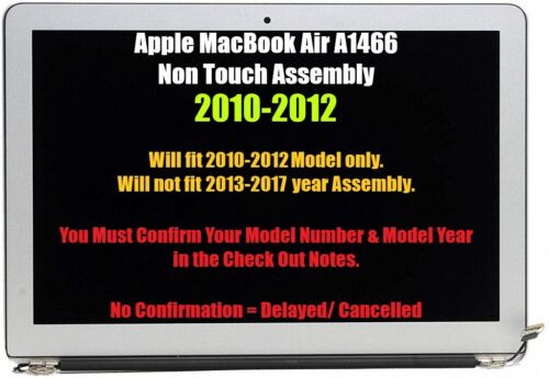 13" Full Lcd Assembly Apple Macbook Air Late 2010 2011 A1369 661-5732 661-6056