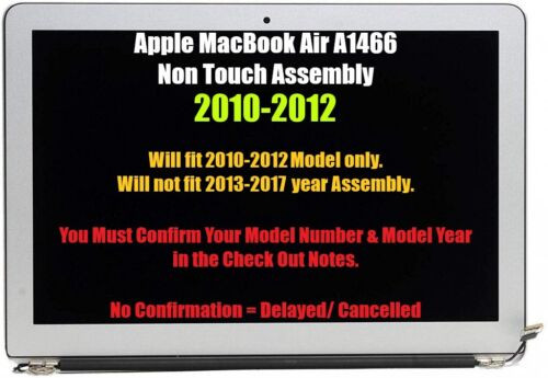 Oem Apple Lcd Screen Display Assembly 13 Macbook Air 2010 2011 2012 A1369 A1466