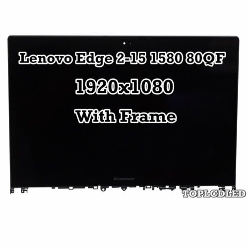 15.6'' Lenovo Edge 2-15 1580 Lcd Touch Screen Assembly Display Nv156Fhm-N42 A13