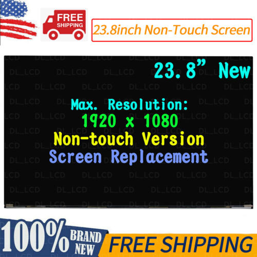 For Dell Aio 0Cwwcp Replacement 23.8" Led Lcd Screen Display Panel 1920×1080 New