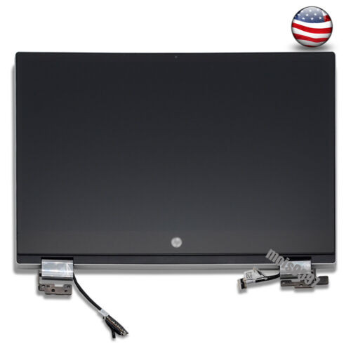 Lcd Display W/ Hinge Full Assembly For Hp Pavilion X360 14-Dw 14M-Dw L96515-001