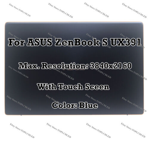 13.3" Uhd Lcd Touch Screen Assembly Display Complete For Asus Zenbook S Ux391U