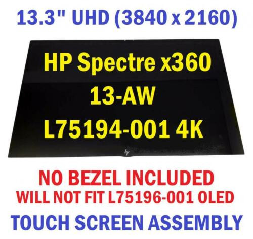 Hp Spectre X360 13-Aw0081Nr 13.3" Lcd Display Touch Screen Assembly Uhd