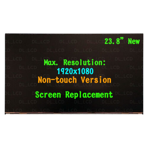 23.8" For Lenovo Aio 520-24Icb Lcd Non-Touch Screen Display Lm238Wf2-Ssk1 30Pins