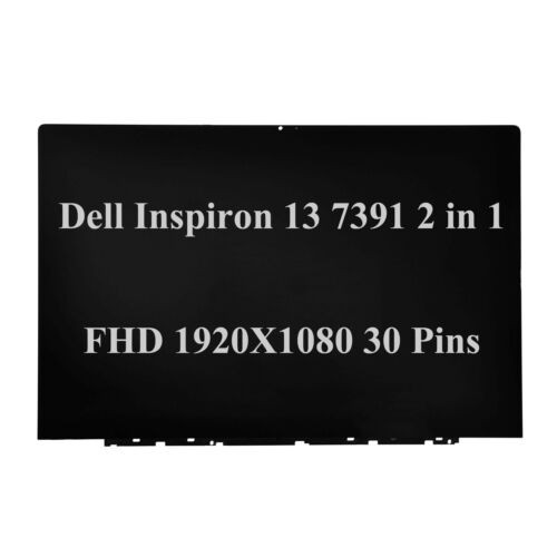 13.3 Fhd Lcd Touch Screen Assembly Fit Dell Inspiron 7391 2 In 1 30Pin 1920X1080