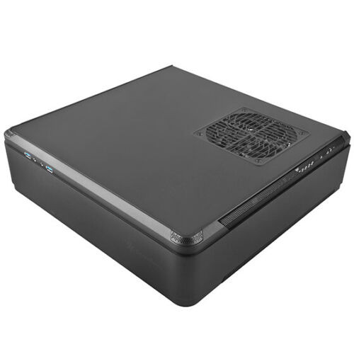 Silverstone Fortress Series Ftz01B-E Black Aluminum Unibody Frame