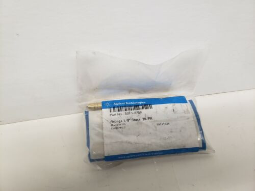 Agilent Fittings 1/8" Brass 5080-8750 (20 Pcs)