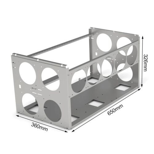 Open Stackable Mining Rig Frame Support 6/8/10Gpu Mining Case For Mining Machine