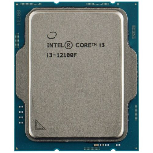 Cpu Processor Intel Core I3 12100 Lga 1700 Lga1700 Bulk Tray Desktop Computer