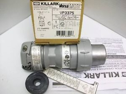 New Hubbell Vp3375 Killark Pin&Sleeve Plug  30-Amp 3W 3P 30A