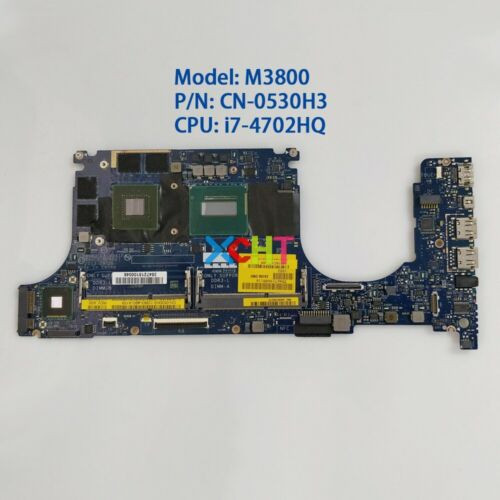 For Dell Laptop Precision M3800 Cn-0530H3 La-9941P W I7-4702Hq Cpu Motherboard