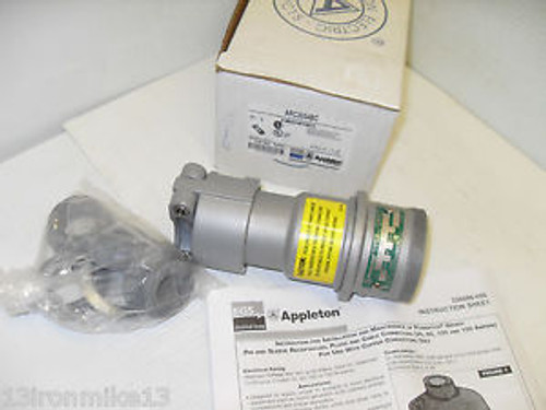 New Appleton Arc3034Bc 30-Amp Pin&Sleeve Connector 30A 600V 3W4P