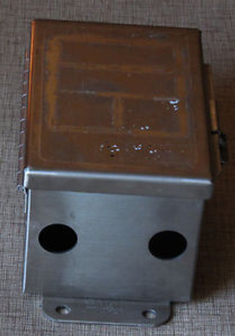 Hoffman A6044CHNFSS/SPL SS Junction Box, 4x6x4 N.O.S.