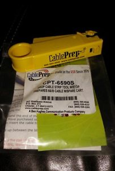 CABLE PREP TOOL STRIP TOOL CPT-6590TS PREP RG6 & RG59 TRI-SHEILD CATV SATV DISH