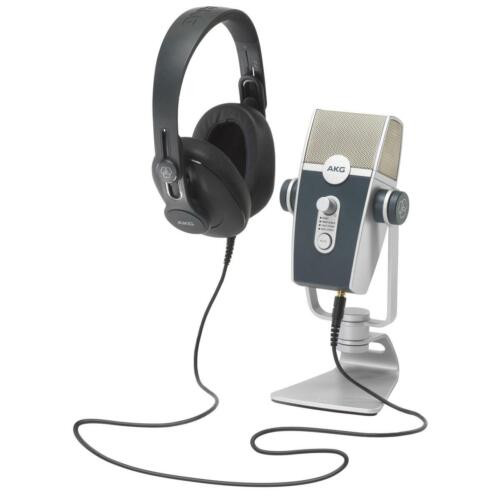 Akg Podcaster Essentials Kit: Lyra Usb Mic  K371 Headphones #5122010-00